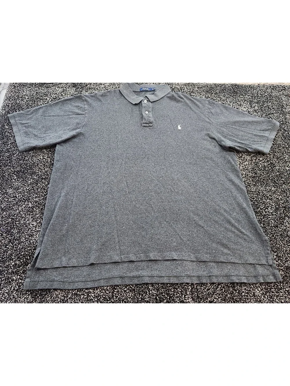Polo Ralph Lauren Polo Shirt Mens 3XLT 3XL Tall Gray Short Sleeve Classic Fit